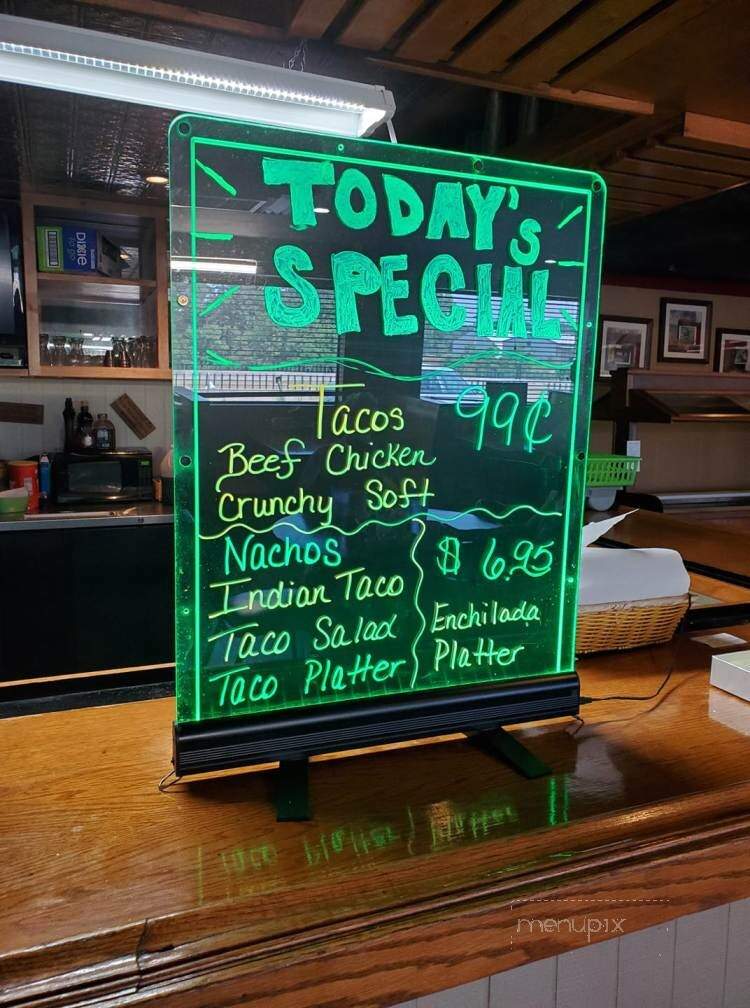 Kathy's Mason Jar Family Diner - Cleveland, OK menu_pic