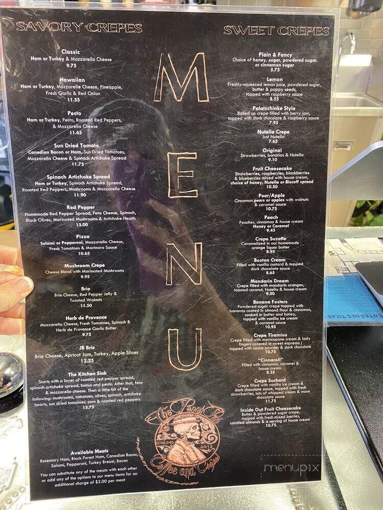 Penny Path Cafe & Crepe Shop - Blowing Rock, NC menu_pic