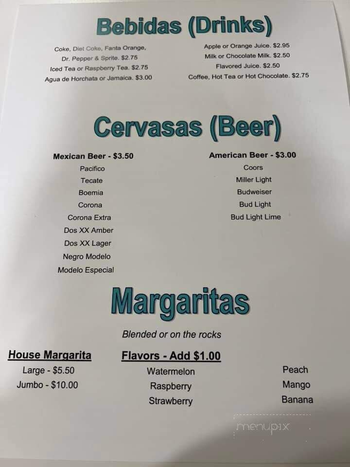 Los Compas Mexican Restaurant - Canon City, CO menu_pic