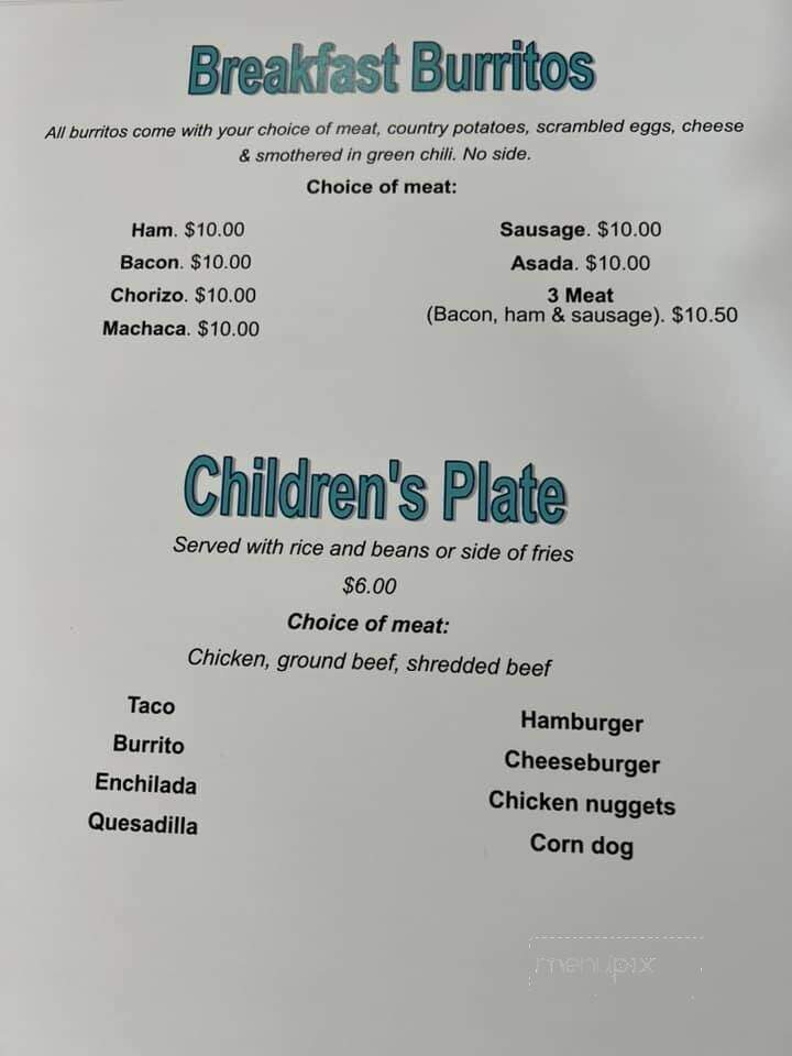 Los Compas Mexican Restaurant - Canon City, CO menu_pic