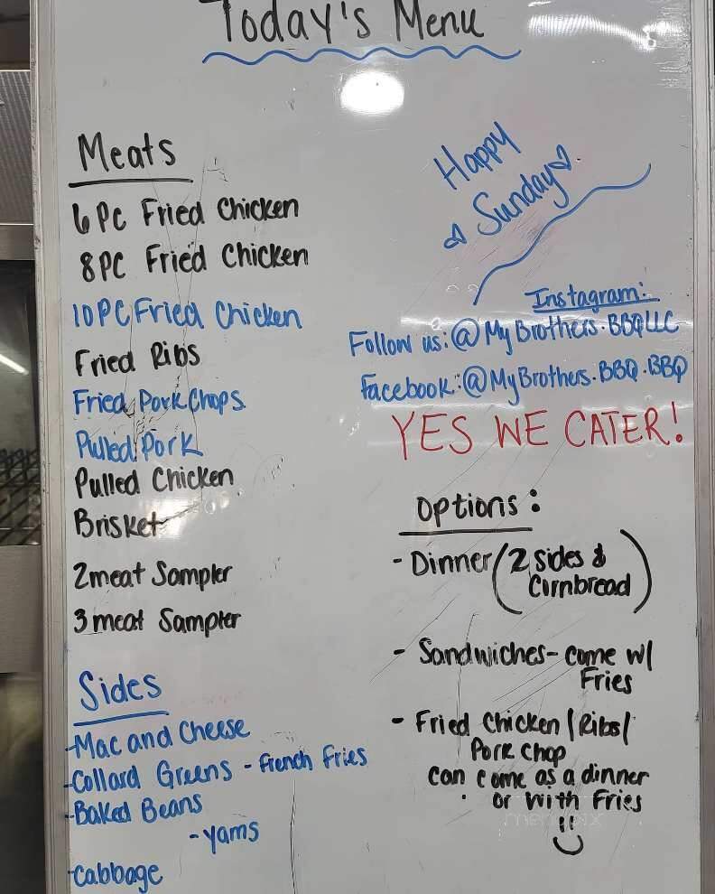 My Brothers BBQ - Port St Lucie, FL menu_pic