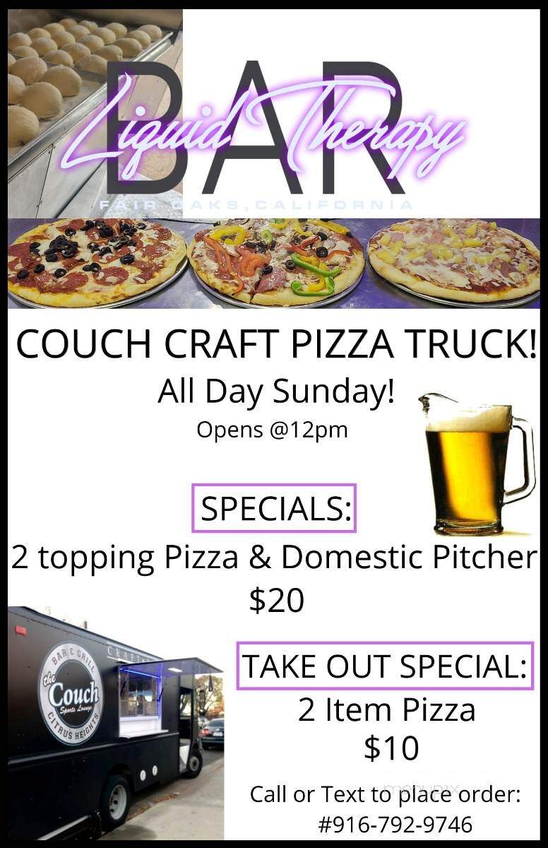 The Couch Craft Pizza Truck - Citrus Heights, CA