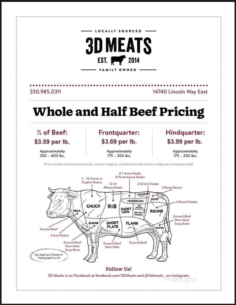 3-D Meats - Dalton, OH