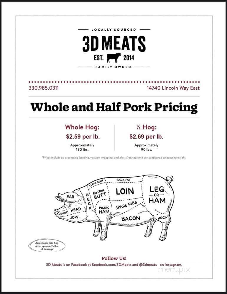 3-D Meats - Dalton, OH