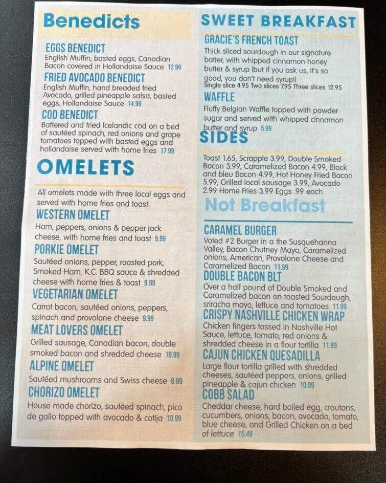 Louie's Kitchen and Bar - Reading, PA menu_pic