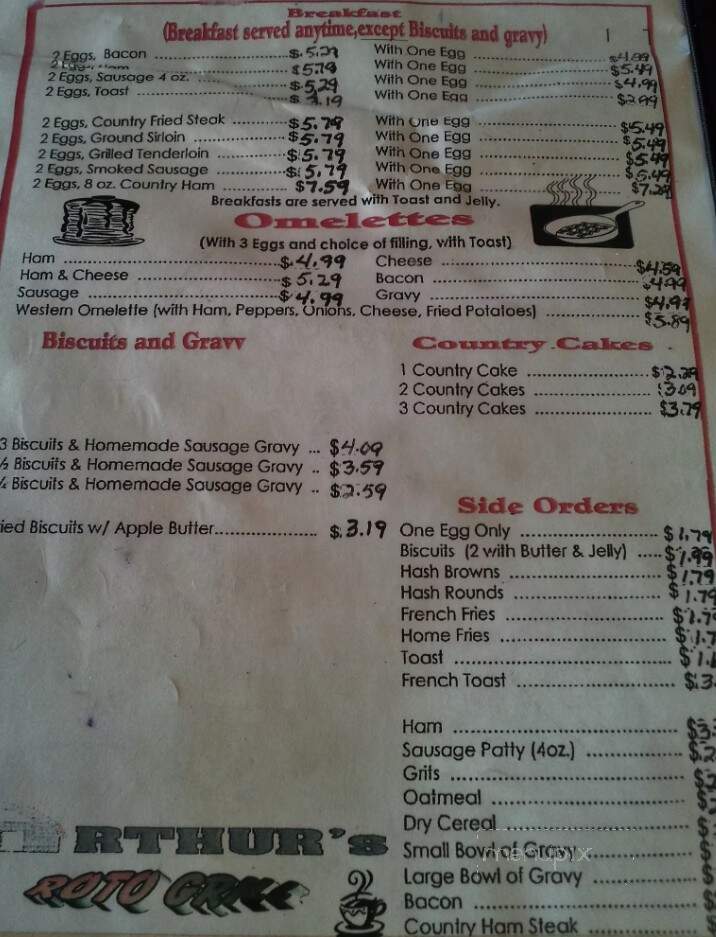 Arthur's Roto Grill - Franklin, IN
