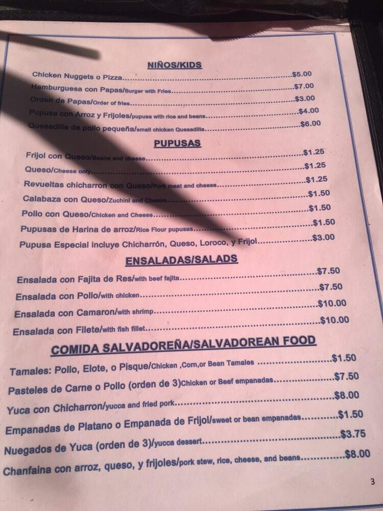 La Perla Restaurant - Irving, TX menu_pic