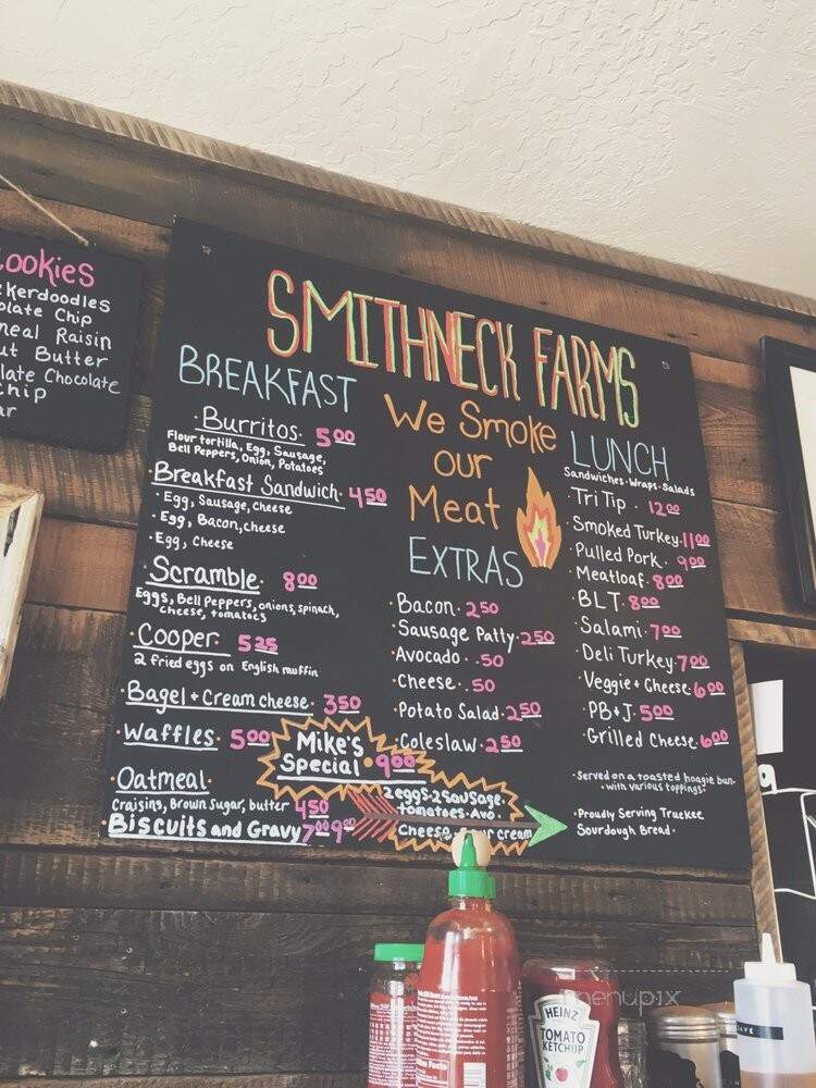 Smithneck Farms - Sierraville, CA menu_pic