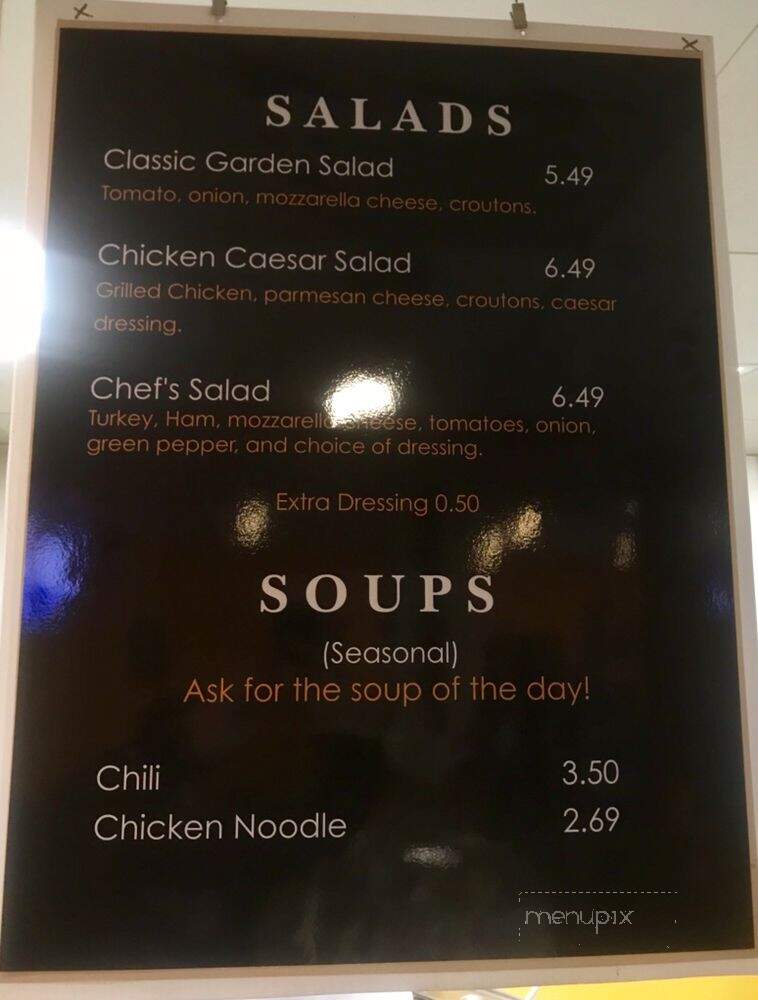 Class Deli - Washington, DC menu_pic