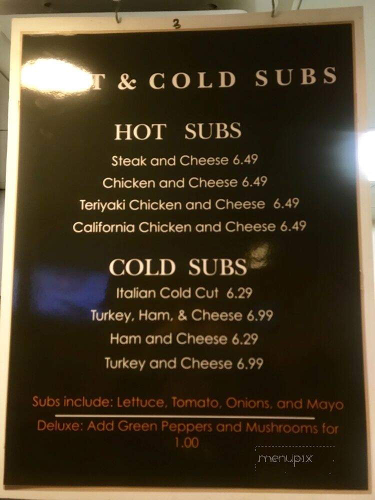 Class Deli - Washington, DC menu_pic