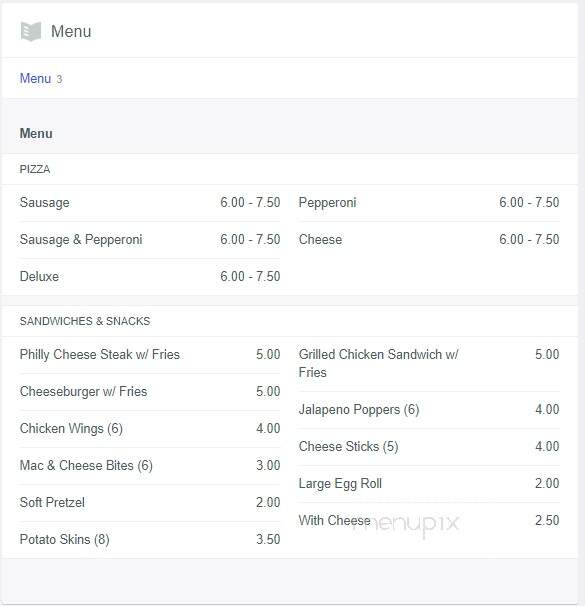 Place In Back - Colorado Springs, CO menu_pic