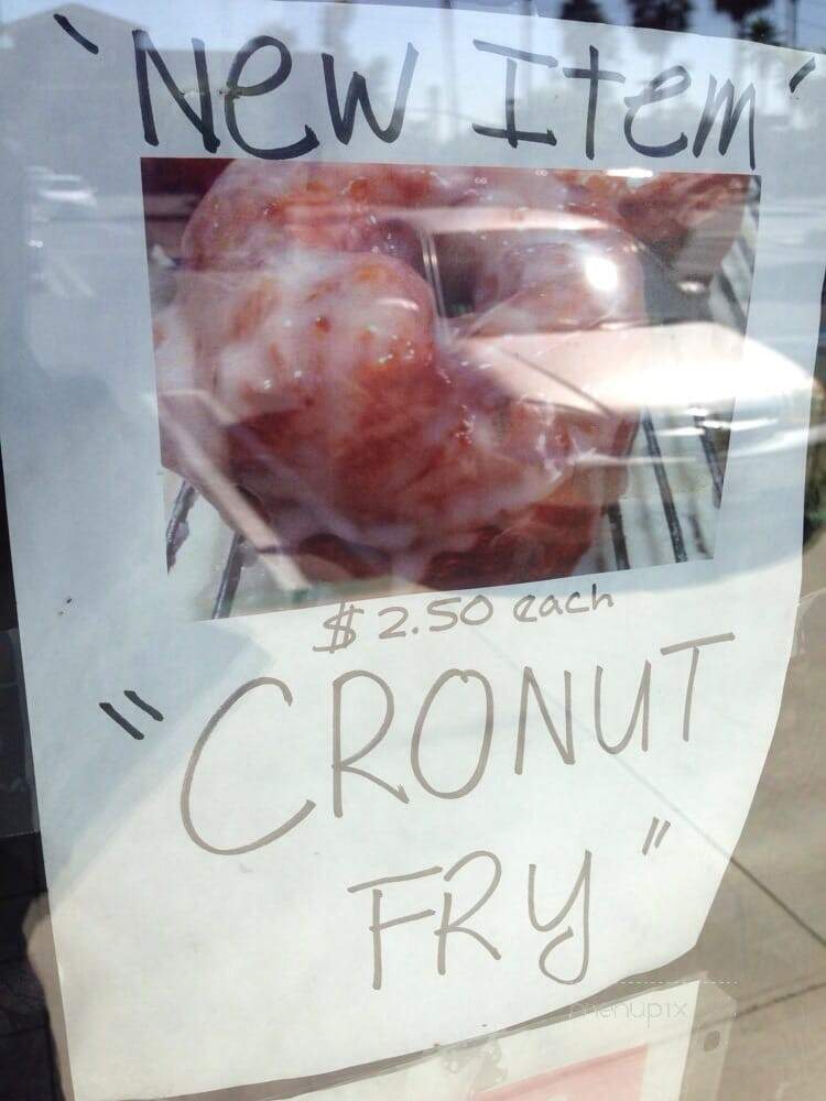 Jax Donut House - Brea, CA menu_pic
