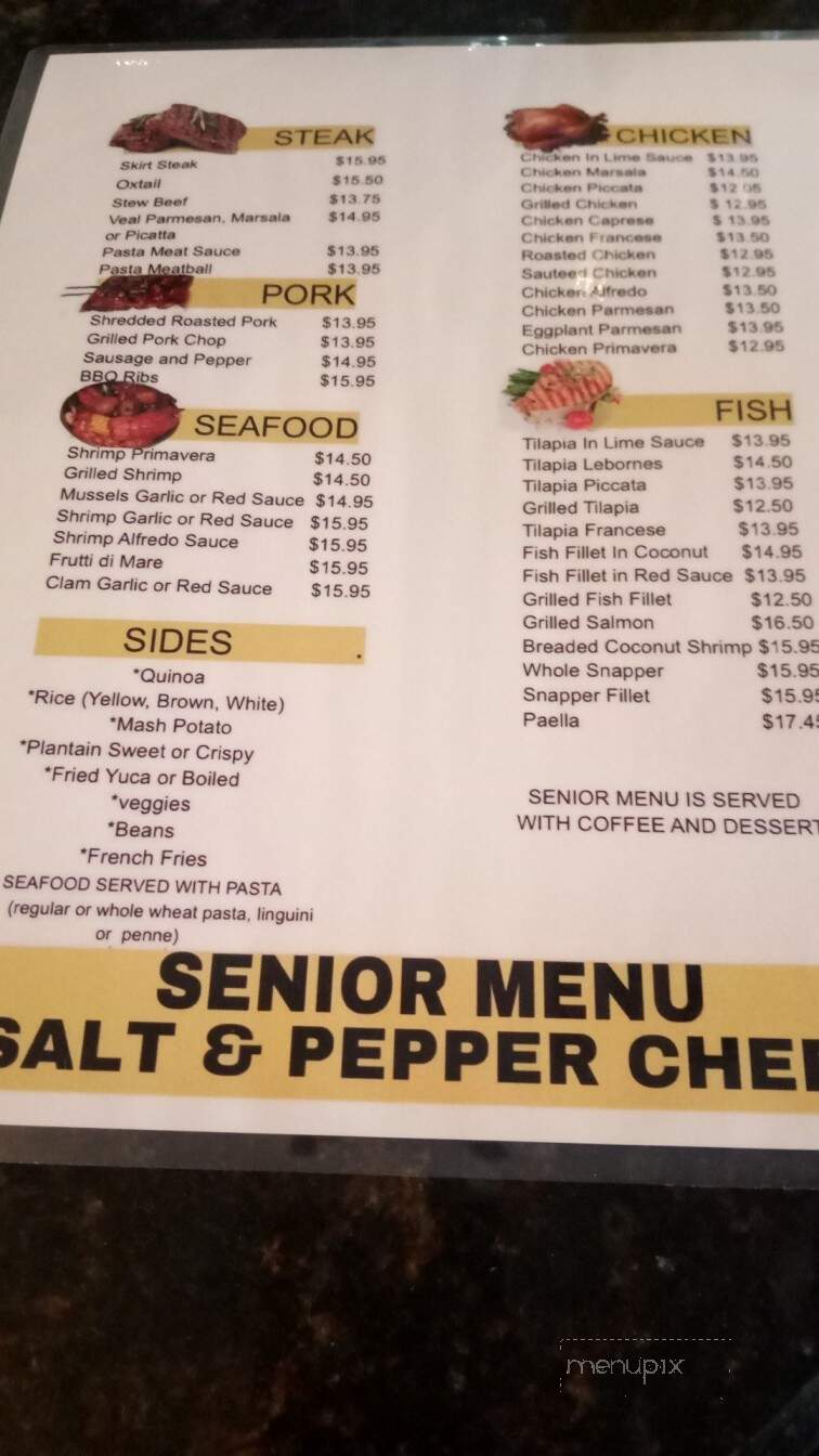 Salt Pepper Chef - Pompano Beach, FL menu_pic