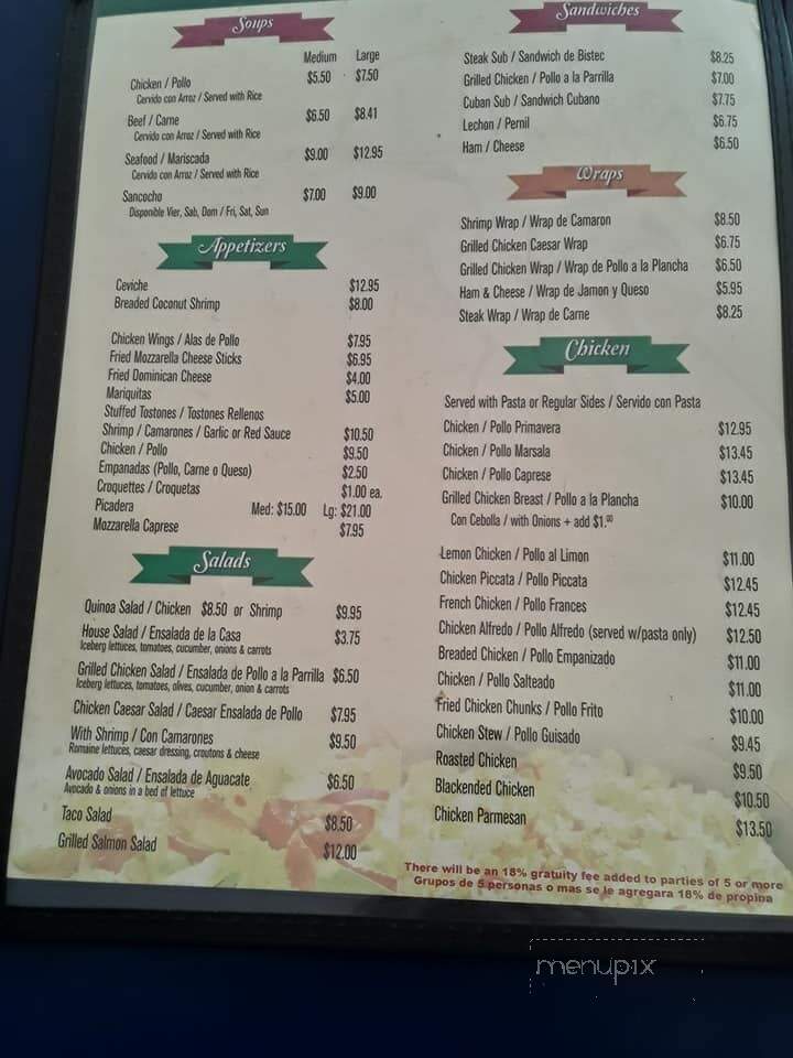 Salt Pepper Chef - Pompano Beach, FL menu_pic