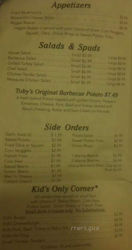 Toby's Barbecue - Jacksonville, FL