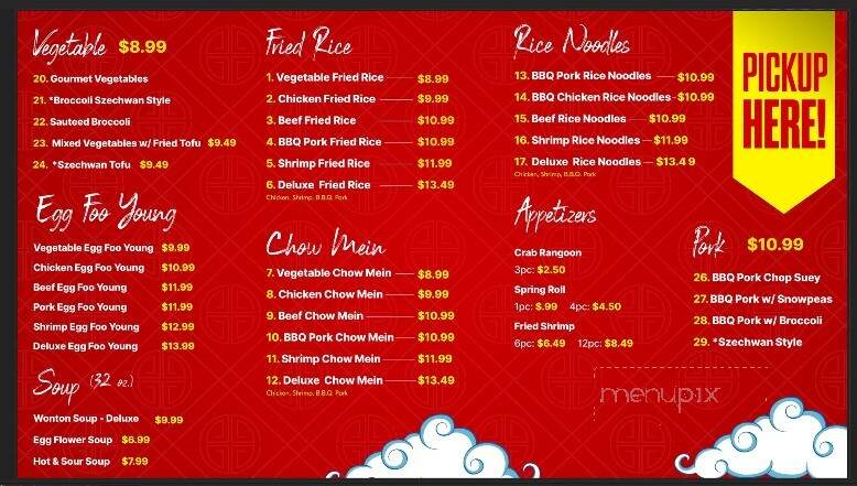 Mr You Chinese Food - Holland, MI menu_pic