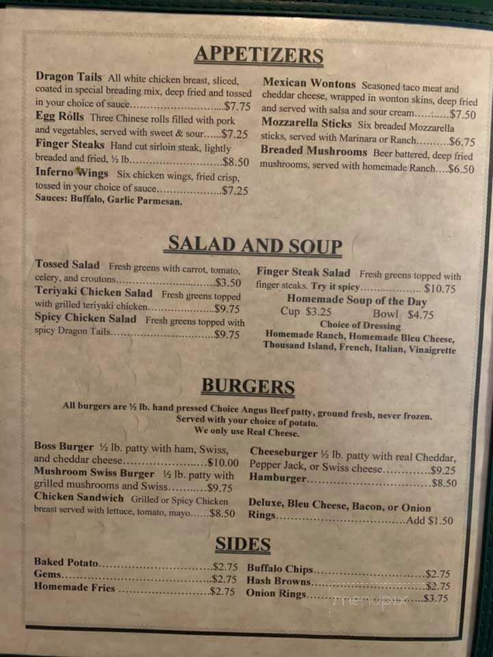 Stockman Bar & Restaurant - Malta, MT menu_pic