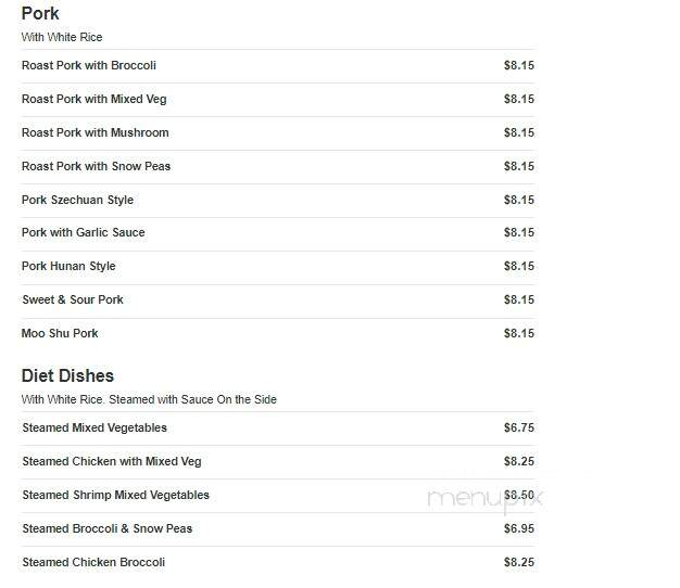 China House - Sleepy Hollow, NY menu_pic