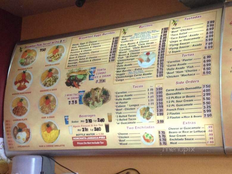 Los Gilberto's Mexican Food - Temecula, CA menu_pic