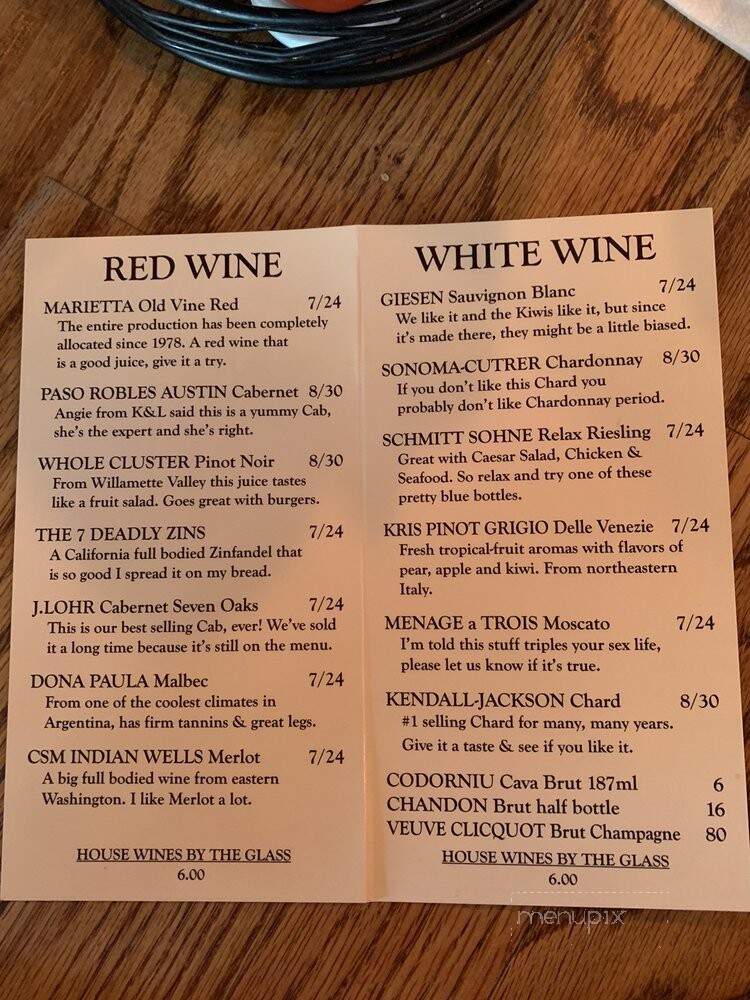 F Street Station - Anchorage, AK menu_pic