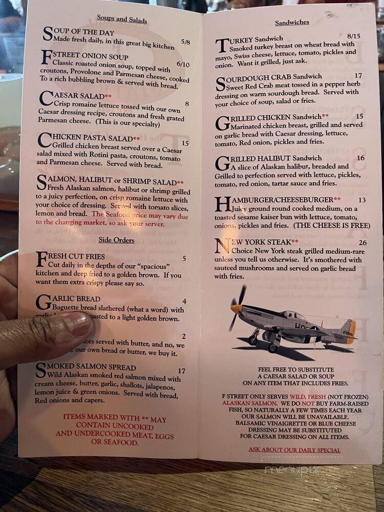 F Street Station - Anchorage, AK menu_pic