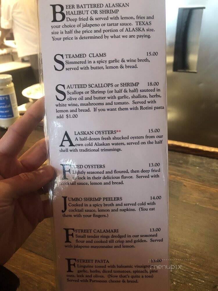 F Street Station - Anchorage, AK menu_pic