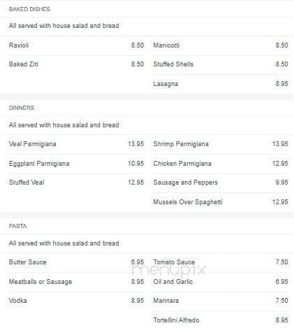 J & G Pizza - Brick, NJ menu_pic