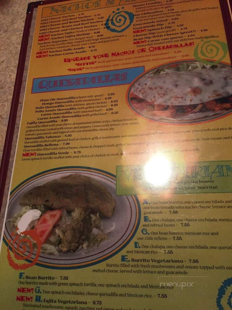Dos Reales Mexican Restaurant - Champaign, IL menu_pic