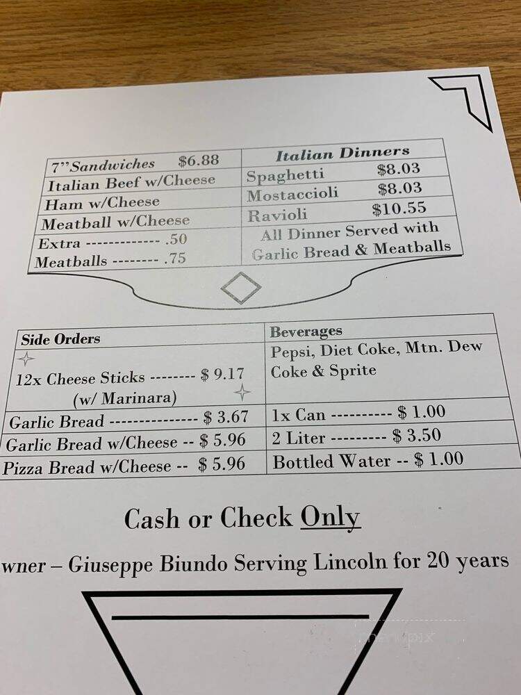 Joe's Pizzeria - Lincoln, IL