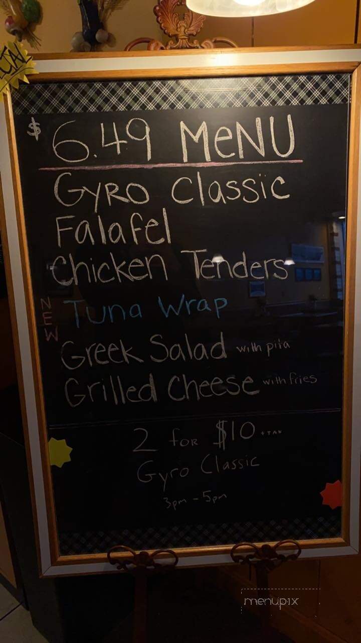 El Greco Cafe - Greenfield, MA menu_pic
