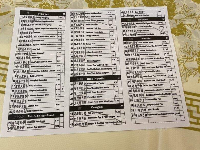 Silver Pond Restaurant - Lauderdale Lakes, FL menu_pic
