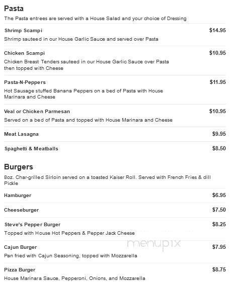 Pine Inn - Falls Creek, PA menu_pic