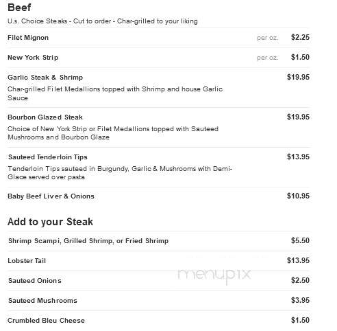 Pine Inn - Falls Creek, PA menu_pic