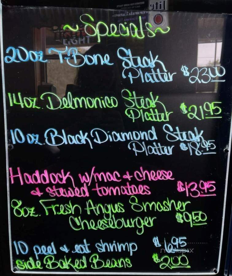 Boomerang's Bar & Grille - Millmont, PA menu_pic