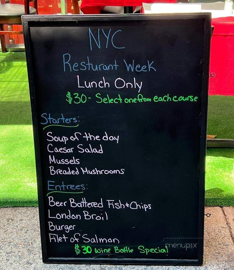 Donohue's Steak House - New York, NY menu_pic