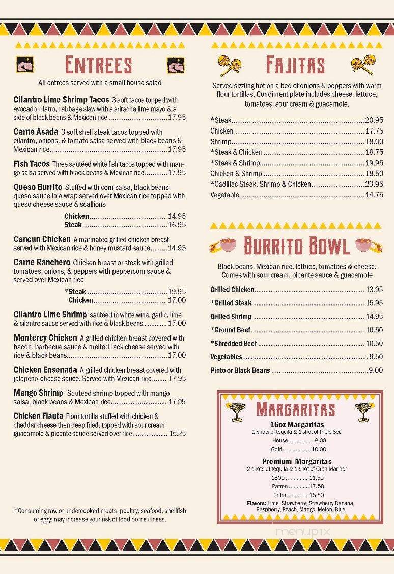 Marita's Cantina - Stroudsburg, PA menu_pic