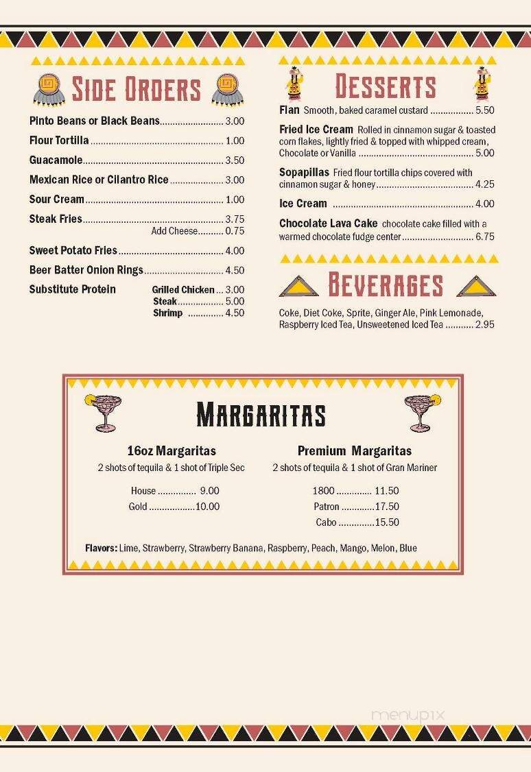Marita's Cantina - Stroudsburg, PA menu_pic