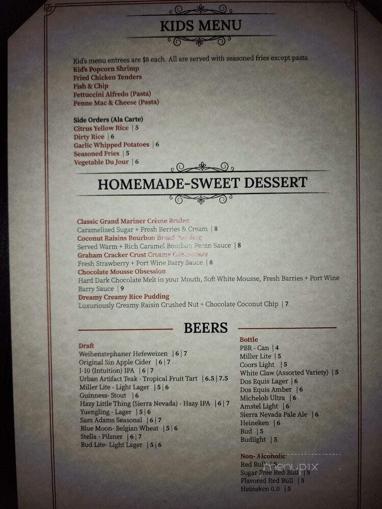 Crabcake Factory - Jacksonville Beach, FL menu_pic