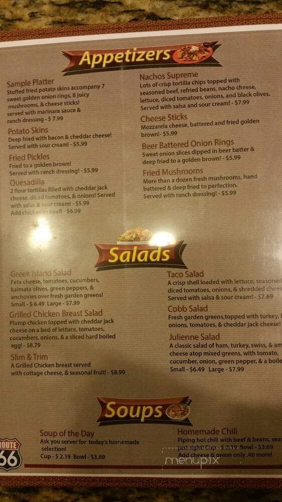 Dixie Cafe - McLean, IL menu_pic