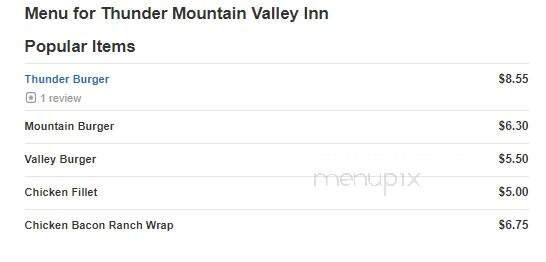 Thunder Mountain Valley Inn - Crivitz, WI