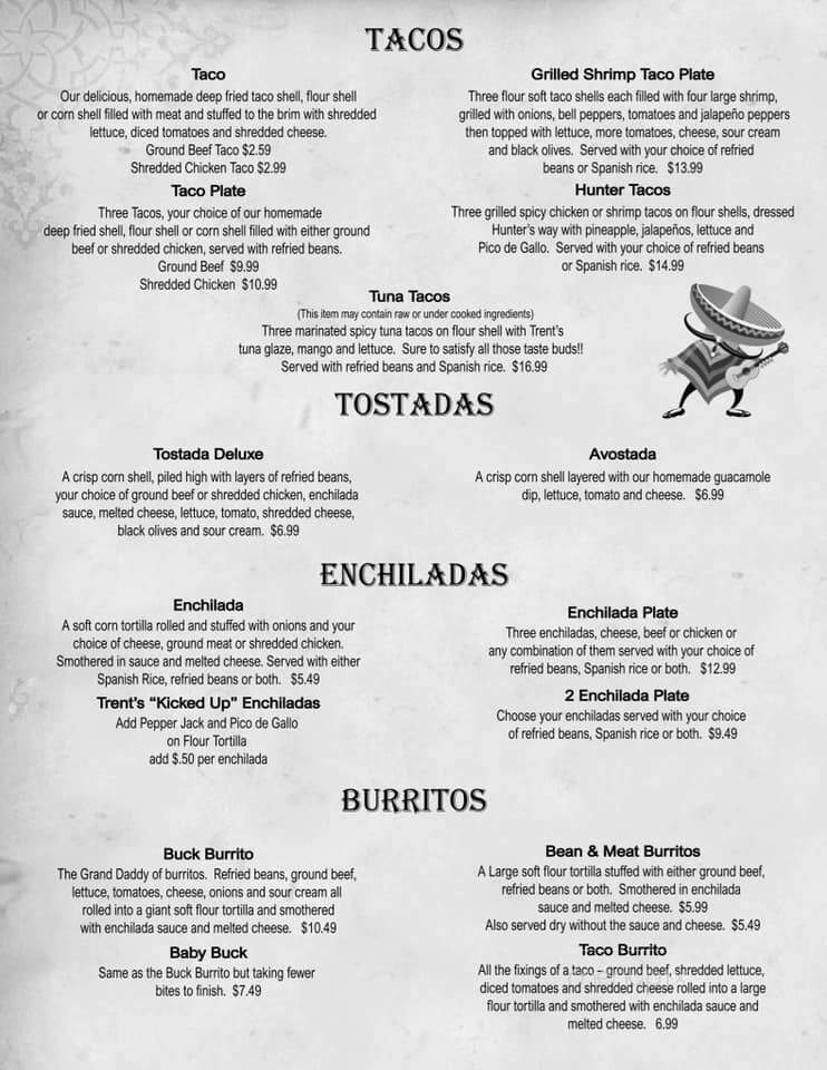 El Camino Restaurant - Abbeville, LA menu_pic