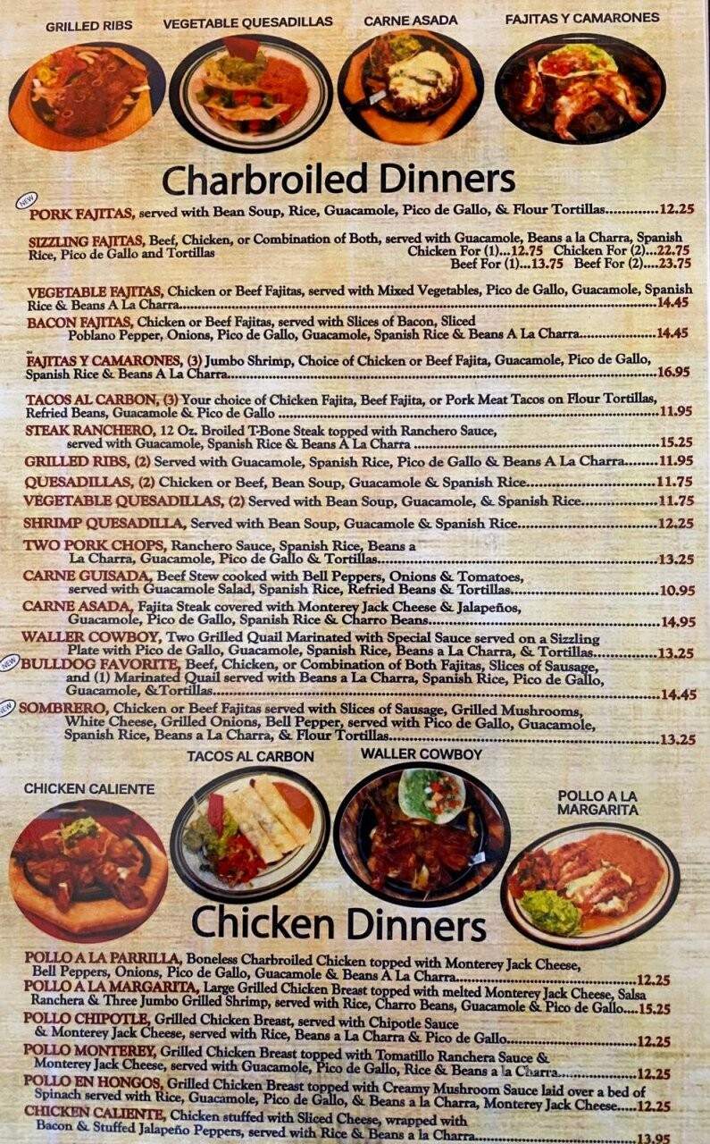 Cielito Lindo Restaurant - Waller, TX menu_pic