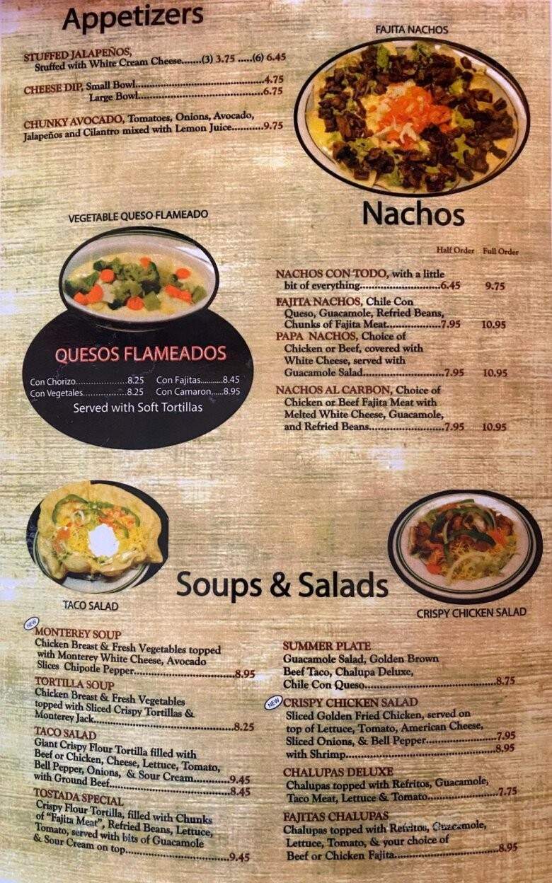 Cielito Lindo Restaurant - Waller, TX menu_pic