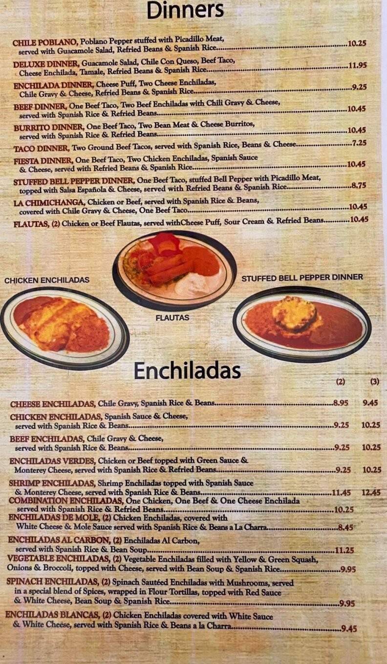 Cielito Lindo Restaurant - Waller, TX menu_pic