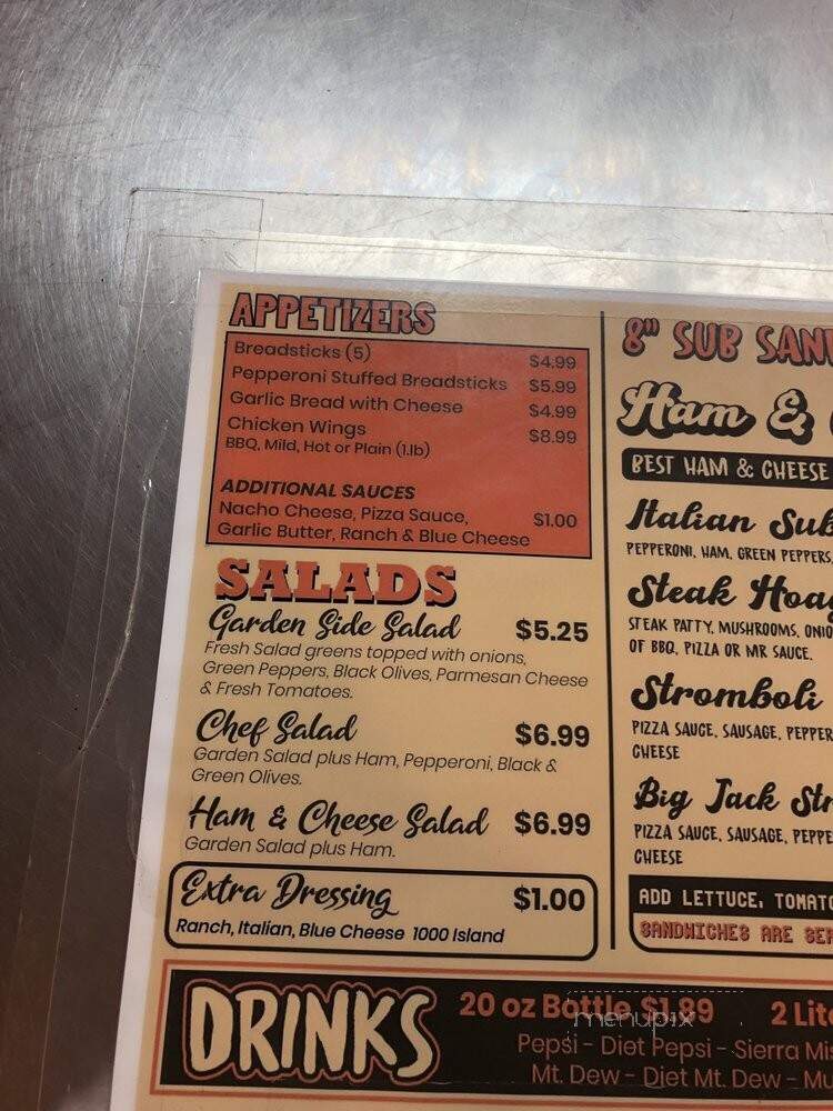 Jack's Pizza - Franklin, IN menu_pic