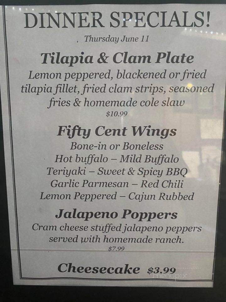 The Copper Grill - Copperhill, TN menu_pic