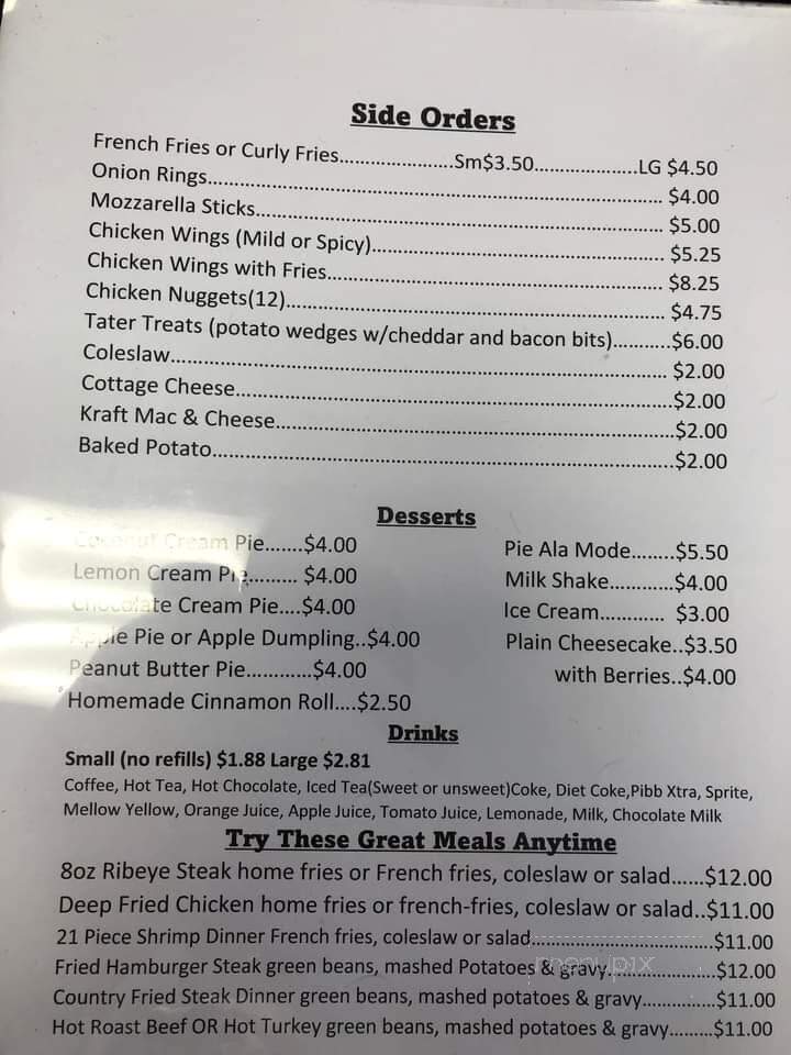 Scottie's Of Elkins - Elkins, WV menu_pic