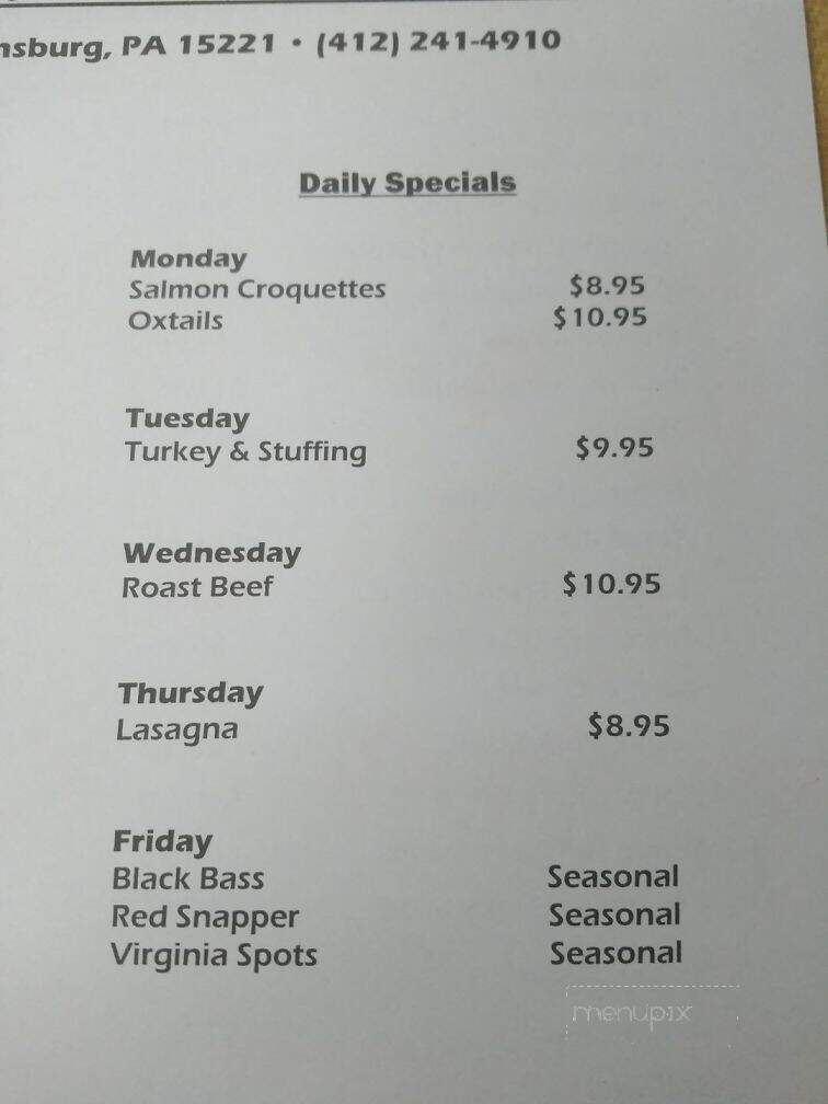 Soul Food Connection - Wilkinsburg, PA menu_pic