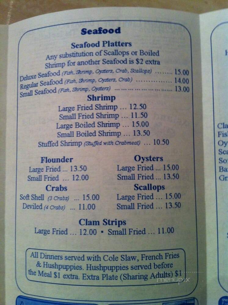 Calabash Seafood Hut - Calabash, NC