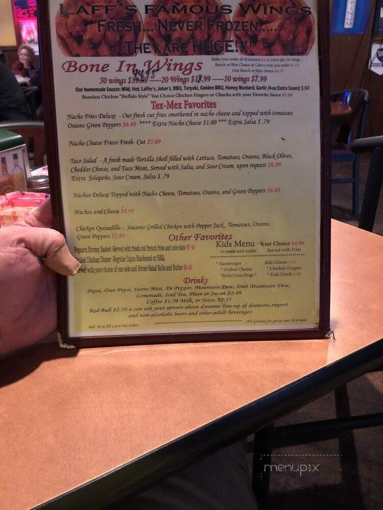 Laff's - Germantown, OH menu_pic